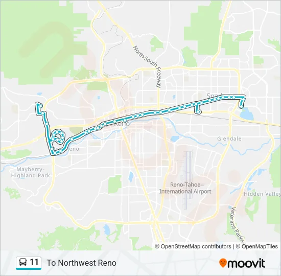 11 Bus Line Map