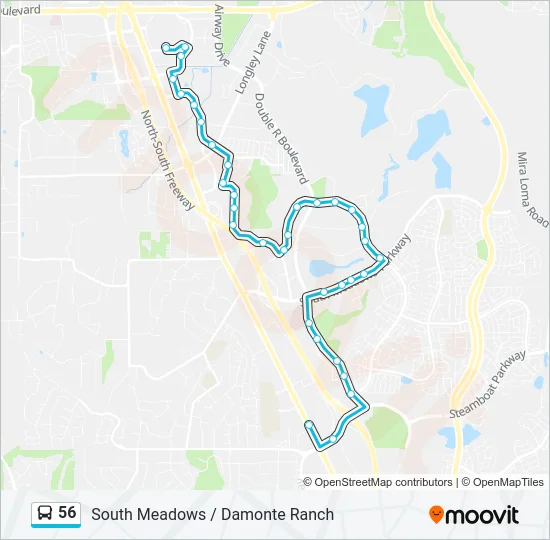 56 Bus Line Map