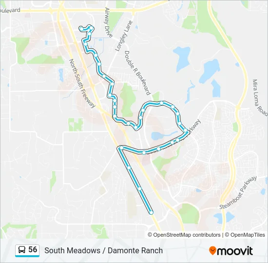 56 Bus Line Map