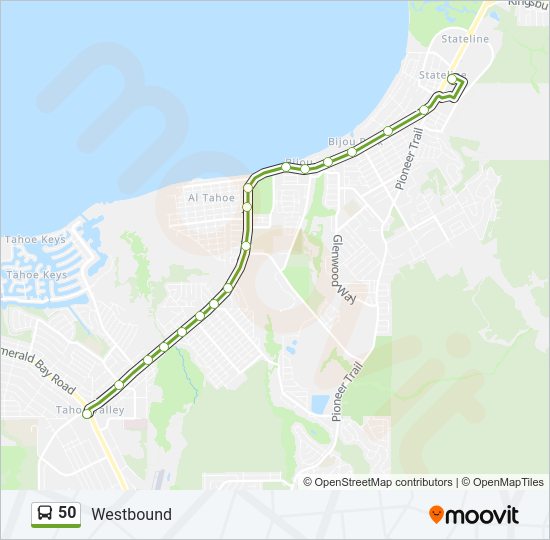 50 Bus Line Map