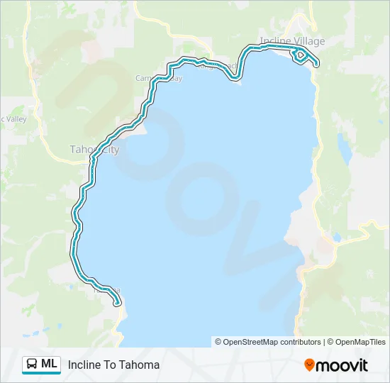 ML Bus Line Map