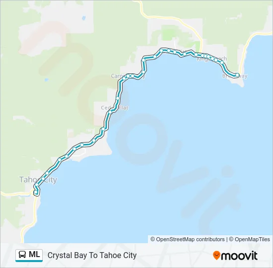 ML Bus Line Map