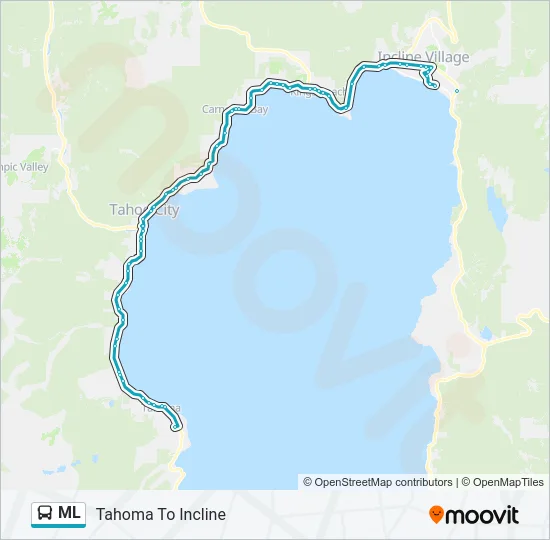 ML Bus Line Map