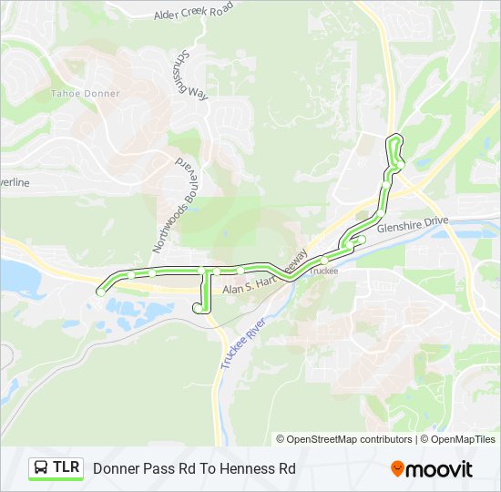 TLR bus Line Map