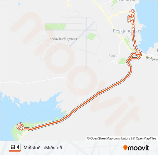 4 Bus Line Map