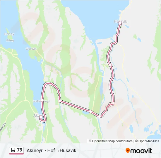 79 Bus Line Map
