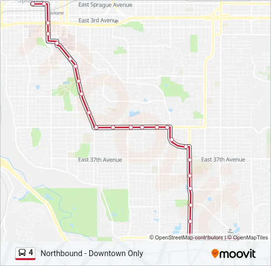 4 Bus Line Map