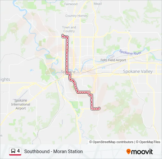 4 Bus Line Map