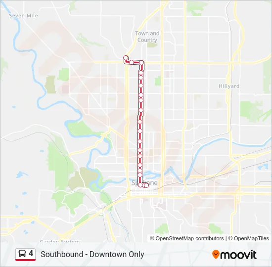 4 Bus Line Map