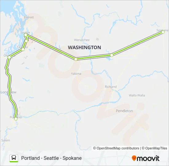 FLIXBUS 2120 Bus Line Map