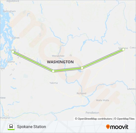 FLIXBUS 2122 Bus Line Map
