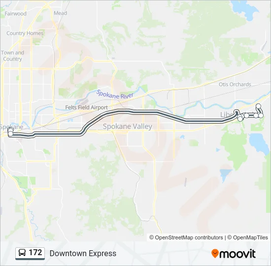 172 Bus Line Map