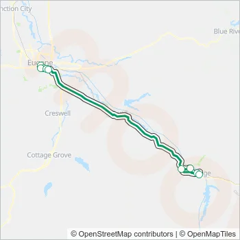 DIAMOND EXPRESS Bus Line Map