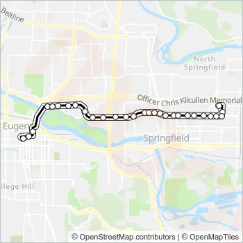 13 Bus Line Map