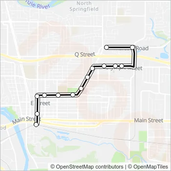 17 Bus Line Map