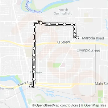 17 Bus Line Map