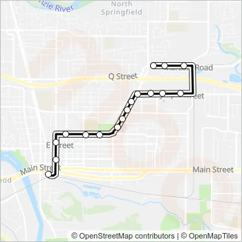 18 Bus Line Map