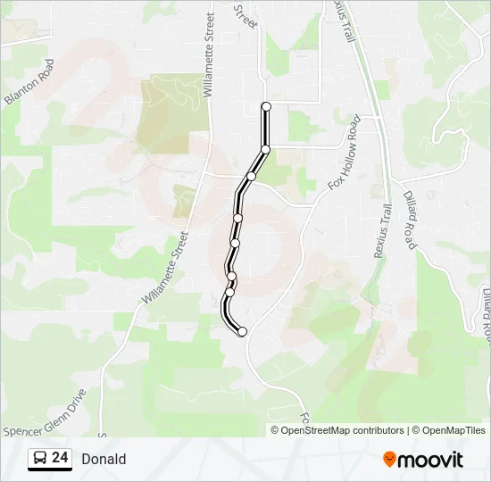 24 Bus Line Map
