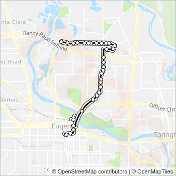 67 Bus Line Map