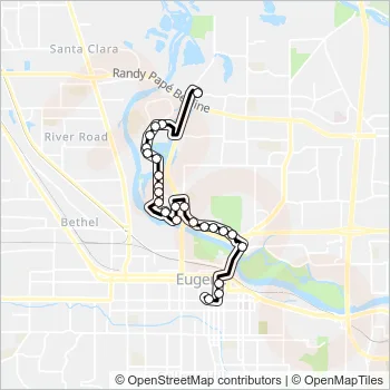 67 Bus Line Map