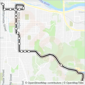 81 Bus Line Map