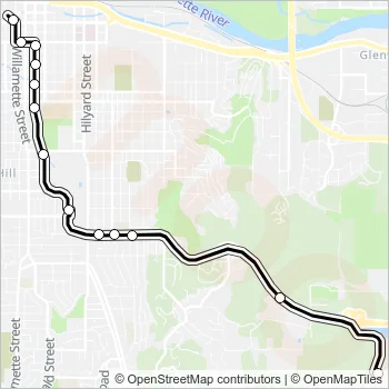 82 Bus Line Map