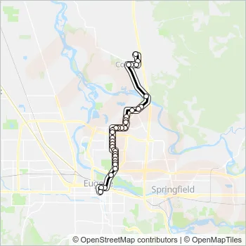 96 Bus Line Map