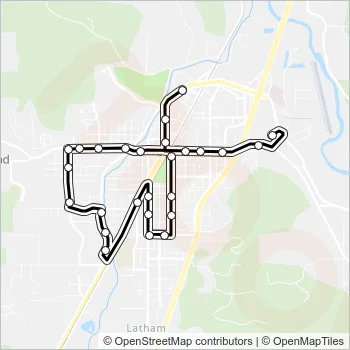 98 Bus Line Map