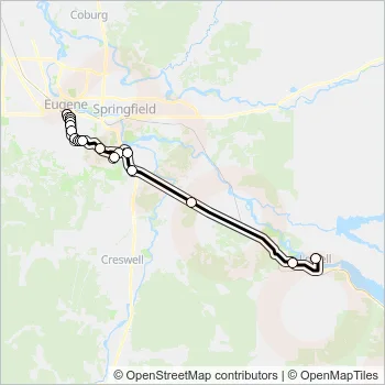 92 Bus Line Map