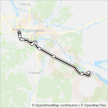 92 Bus Line Map