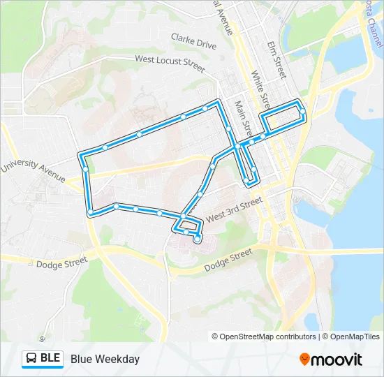 BLE Bus Line Map