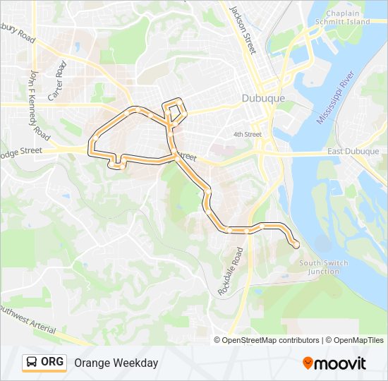 ORG Bus Line Map