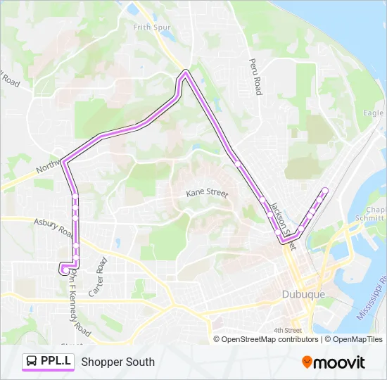 PPL.L Bus Line Map