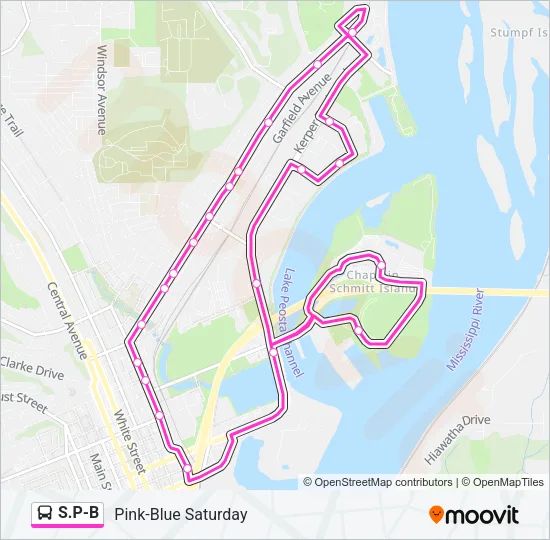 S.P-B Bus Line Map