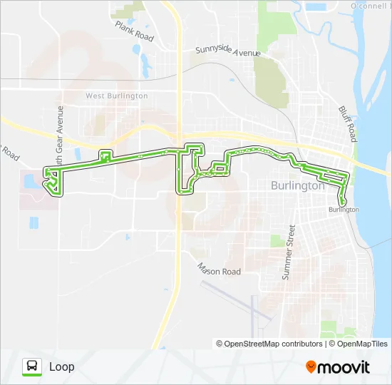 FLINT HILLS Bus Line Map