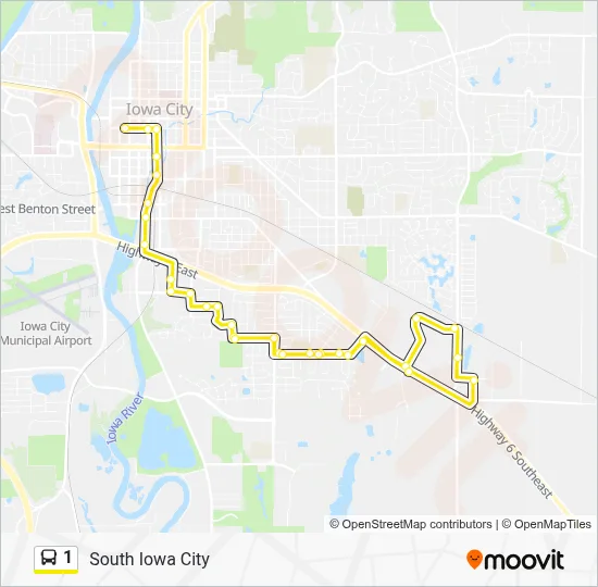1 Route: Schedules, Stops & Maps - Burns Ave & Taylor Dr (Updated)