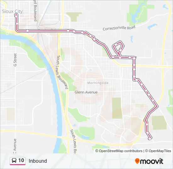 10 Bus Line Map