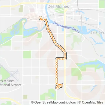 6 Bus Line Map
