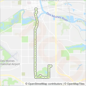7 Bus Line Map