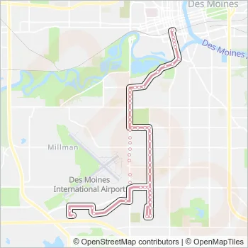 8 Bus Line Map