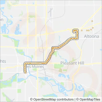 17 Bus Line Map
