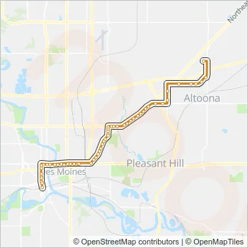 17 Bus Line Map