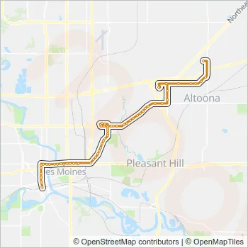 17 Bus Line Map
