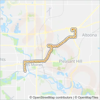 17 Bus Line Map