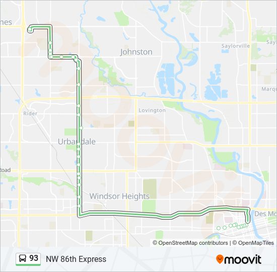 93 Route: Schedules, Stops & Maps - NW 86th Express (Updated)