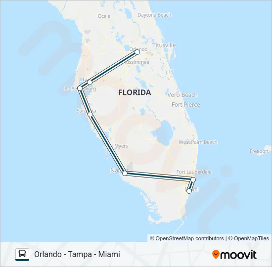 GREYHOUND US0750  Line Map