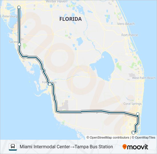 GREYHOUND US0780S  Line Map