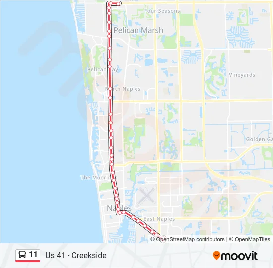 11 Bus Line Map