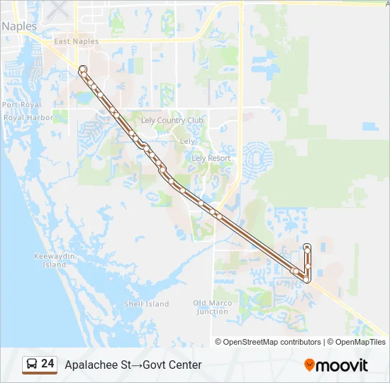 24 Bus Line Map