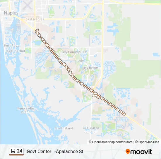 24 Bus Line Map